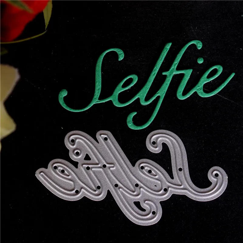 Французское слово металлические режущие штампы для скрапбукинга Diy высечки