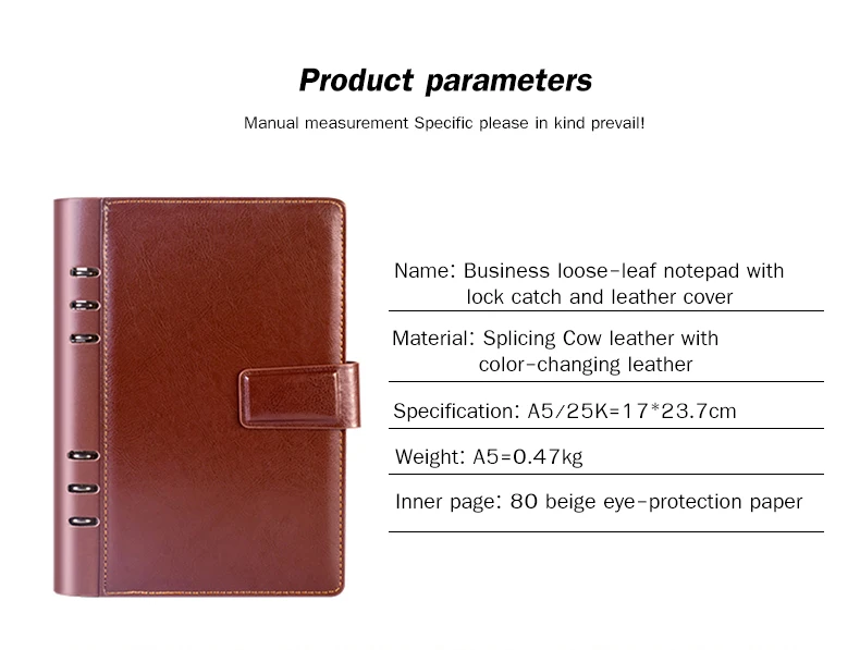 В винтажном стиле из натуральной кожи для ноутбука черного цвета A5 коричневый