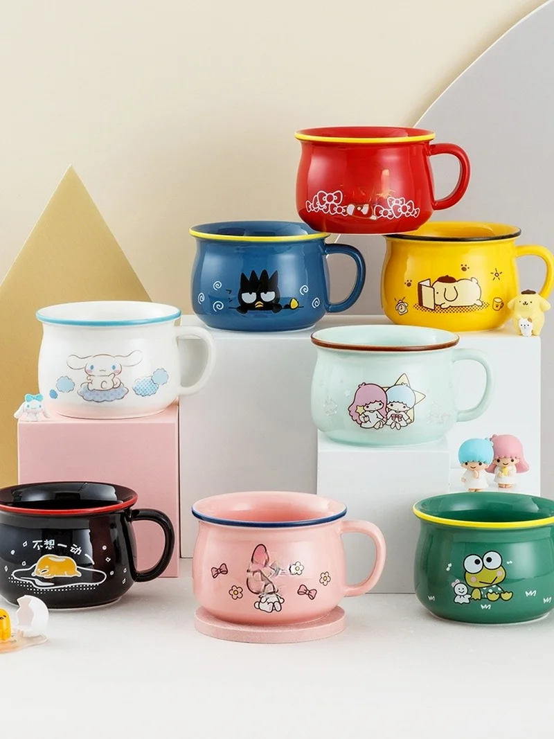 

Creative color cat heat-resistant Mug cartoon 370ml cup kitten coffee ceramic mugs children cup office Drinkware gift