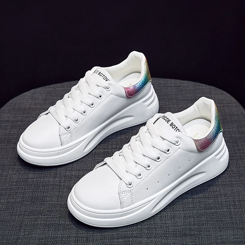 Женская повседневная обувь белый Комплект люксовых туфель бренд для улицы и