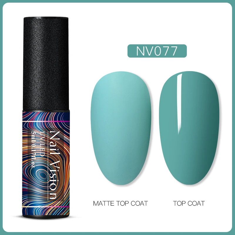EES06672 Nail Vision 5 мл УФ-гель для ногтей Чистый гель лак матовый цвет нужно матовое верхнее покрытие замочить от ногтей гель лак для маникюра DIY - Цвет: EES06672