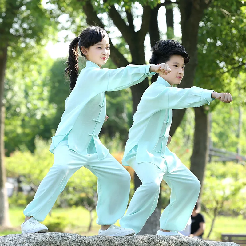 Детский костюм Wushu для взрослых Китайская традиционная одежда боевых искусства