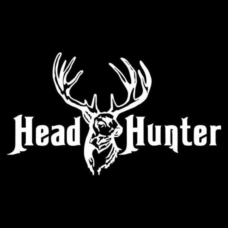 

16cmX9cm Head Hunter Fashion Car Sticker Car-Styling Vinyl Decal