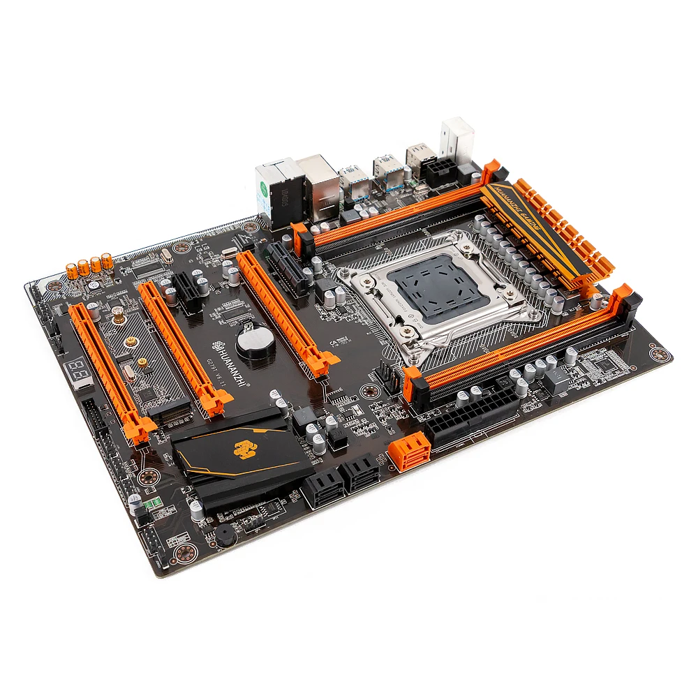 Материнская плата huanan Zhi X79 DELUXE M.2 NVME ATX с процессором Intel Xeon E5 2650 V2 2,6 ГГц 4*8 ГБ(32 Гб) DDR3 1600 МГц RECC ram