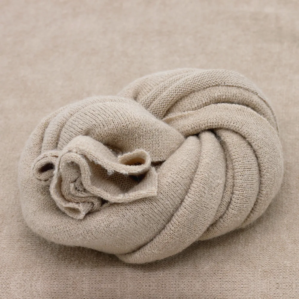 

Newborn Photography Props Blanket Props Baby Photo Wrap Swaddling Milk Napped Cotton Stretchable Wraps Photo Shoot Backdrop