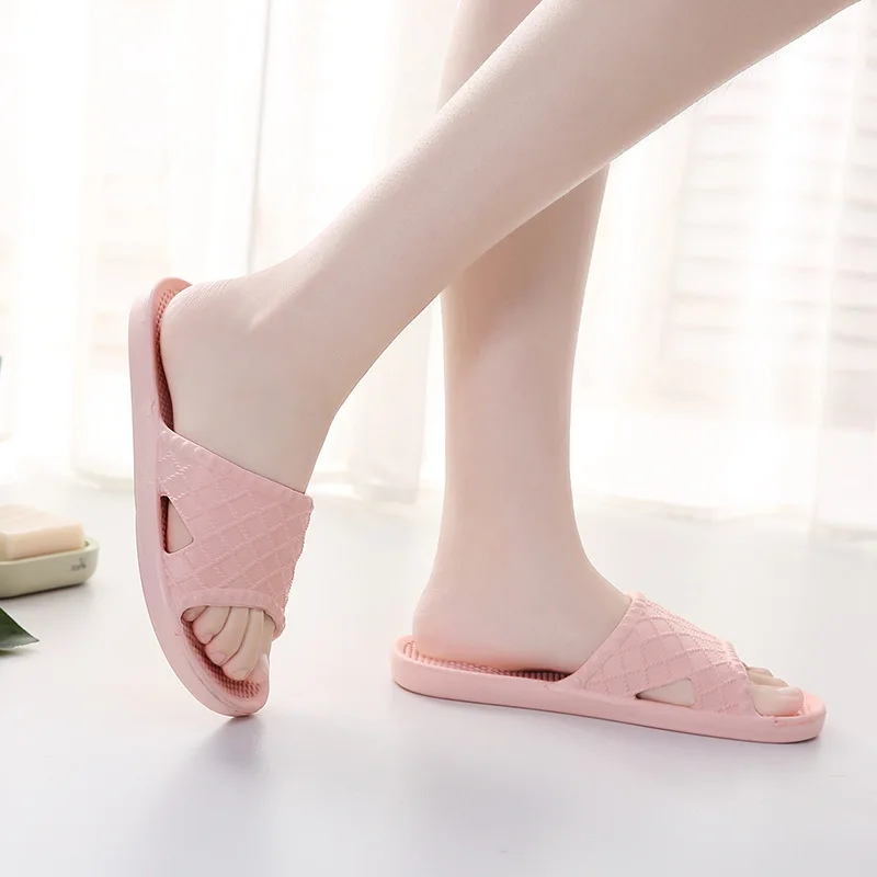 Summer Men Home Slippers Indoor Badslippers Soft Floor Male Flip Flops Antiskid Couple Beach Shoes Lovers Slides Household | Обувь