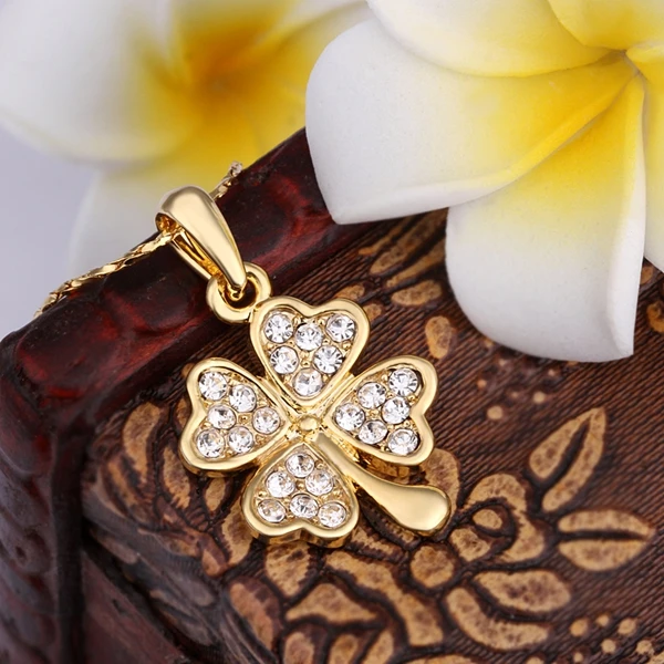 Ожерелье с кулоном клевера для женщин | Украшения и аксессуары