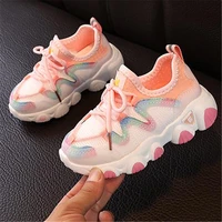 2021 new spring sneakers kids anti slip soft bottom baby toddler shoes casual flat sneakers children girls boys sports shoes