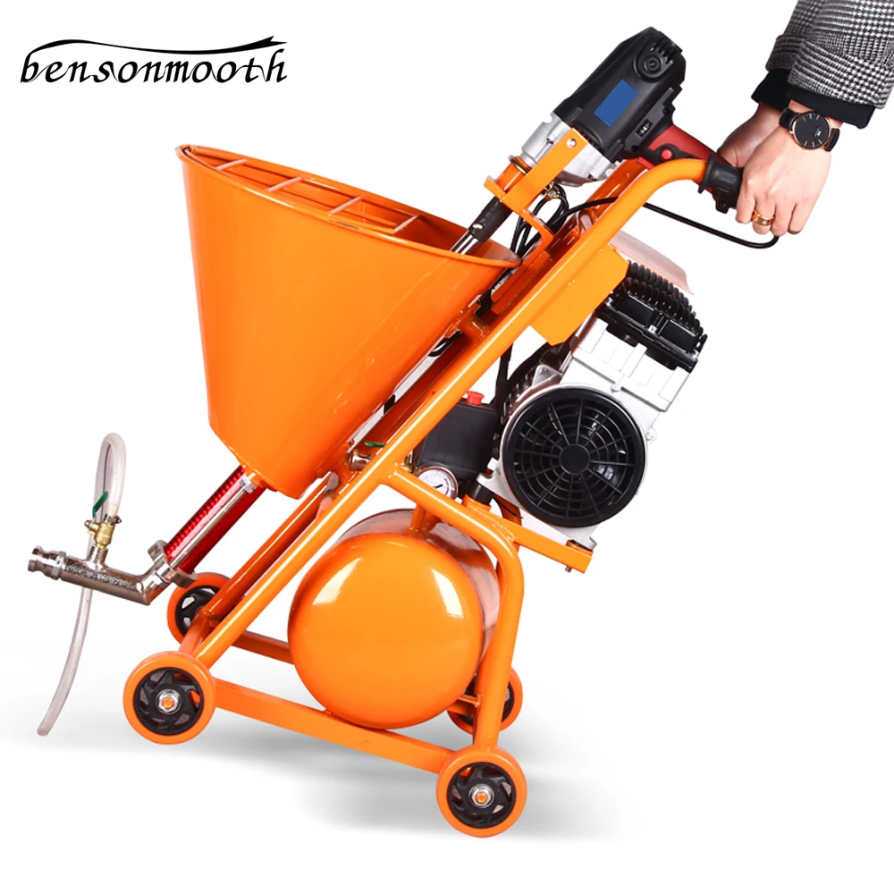 Электрическая машина для напыления под высоким давлением затирки цемента