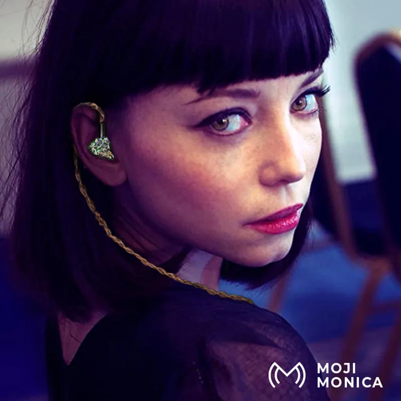 Гибридные Hi Fi наушники Moji Alpha 2EST + 1DD 2BA IEMs монитор для музыки DJ студия спортивные MMCX