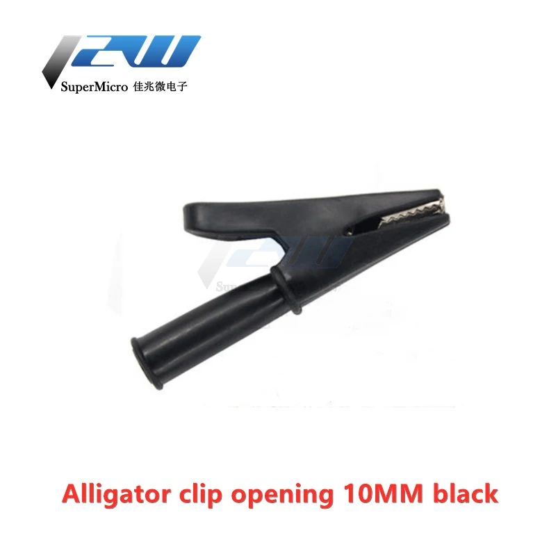 Зажим для аккумулятора из чистой меди клипса крокодил среднего размера с