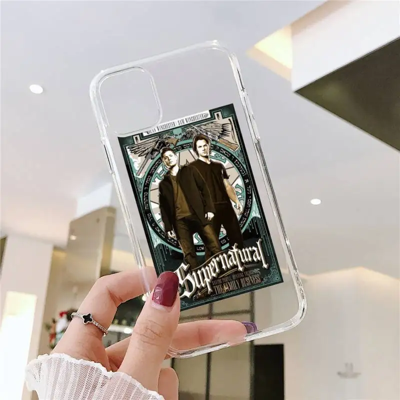 

Supernatural Jared Padalecki Phone Case Transparent for iPhone 11 12 mini pro XS MAX 8 7 6 6S Plus X 5S SE 2020 XR