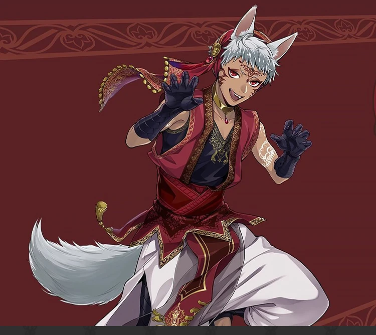 Горячий!!! Аниме Twisted Wonderland Косплей Костюм Калим Джемиль Рождественская форма X