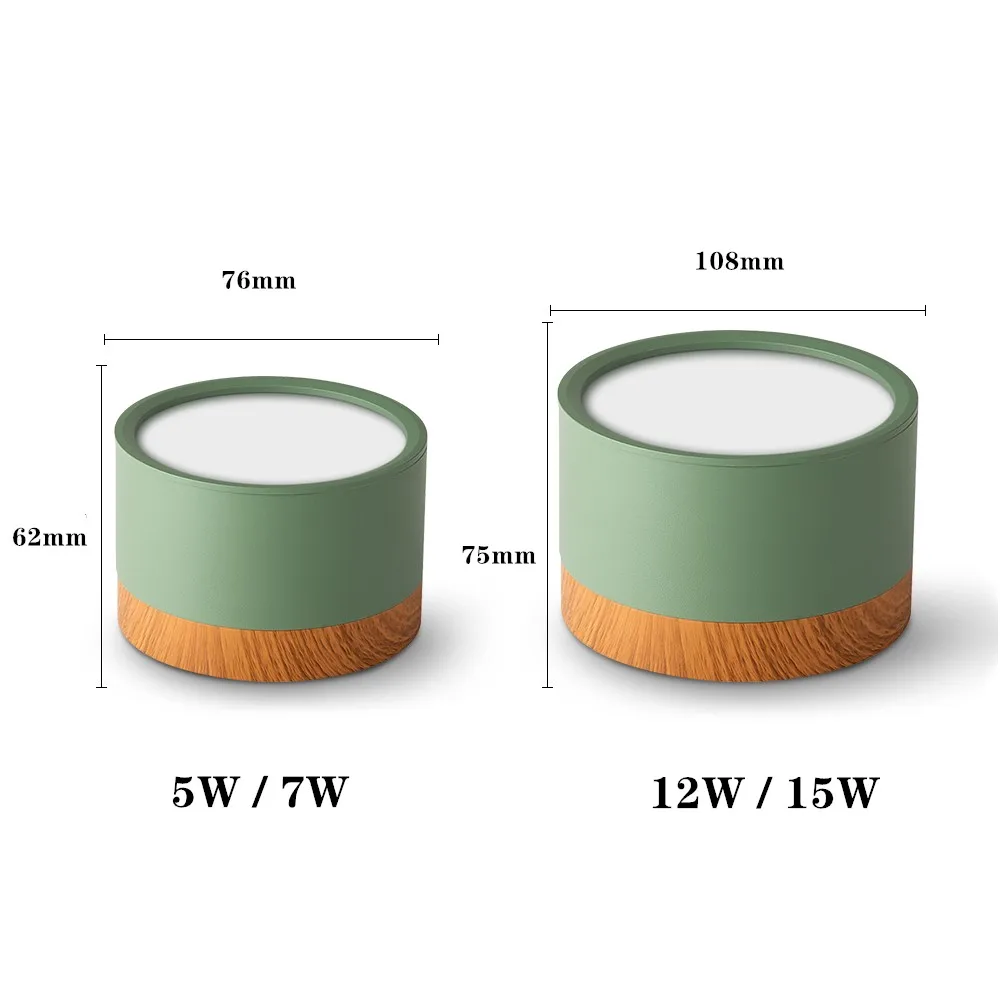 Поверхностного монтажа светодиодный светильник Макарон точечный потолочный