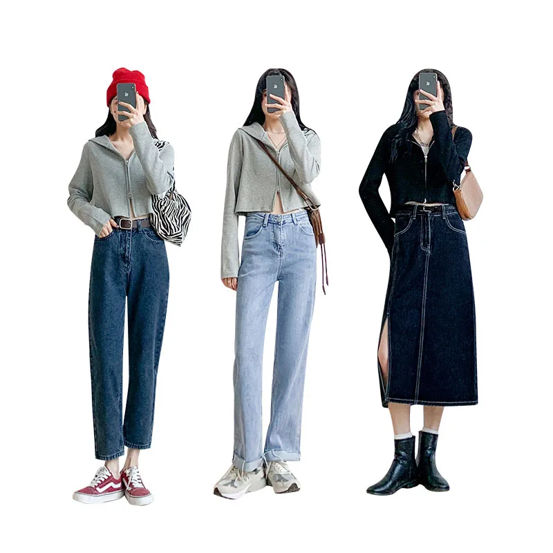 

Hoodies Sweatshirt Women Solid Color Long Sleeve Zipper Shirt Hooded Sweatshirt Tops Streetwear