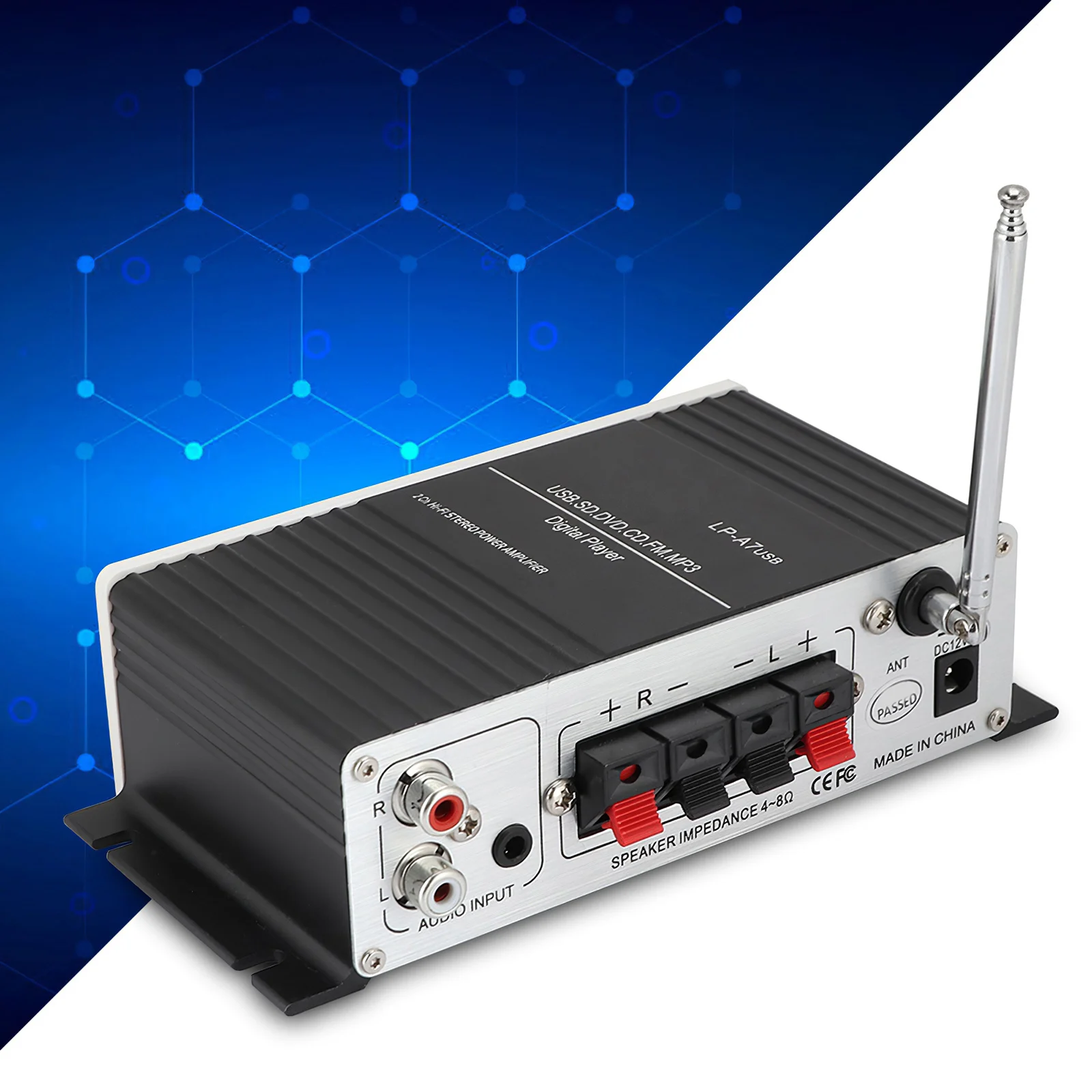 LP A7 USB цифровой плеер Bluetooth 4 2 версия автомобиля Мощность Hi Fi стерео аудио