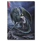 Алмазная живопись дракон с крыльями, картина квадратной формы 5D сделай сам, Защитная искусственная Вышивка крестиком, домашний декор