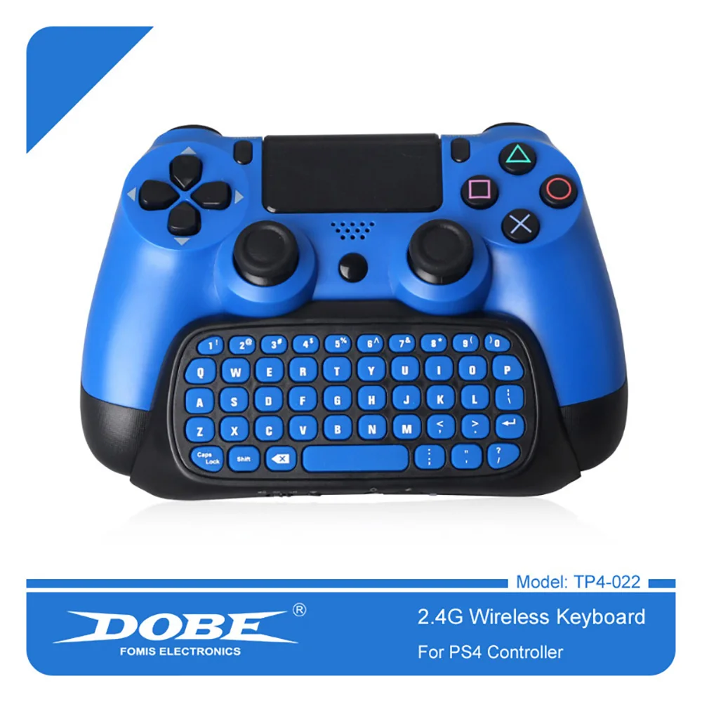 DOBE 2,4G беспроводной контроллер клавиатура для PS4 Slim Pro геймпад Фирменная запатентованная мини внешняя клавиатура 022