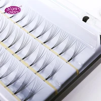 wholesale 10 trays lashes 6d c curl grafting fake eyelash cluster eyelash extension individual makeup cilias