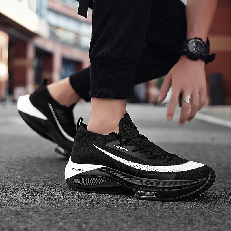 

Men's Sports Training Sneakers Air Cushion Mesh Tennis Sports Shoes Outdoor Running Shoes Non-slip Wear-resistant Casual Shoes