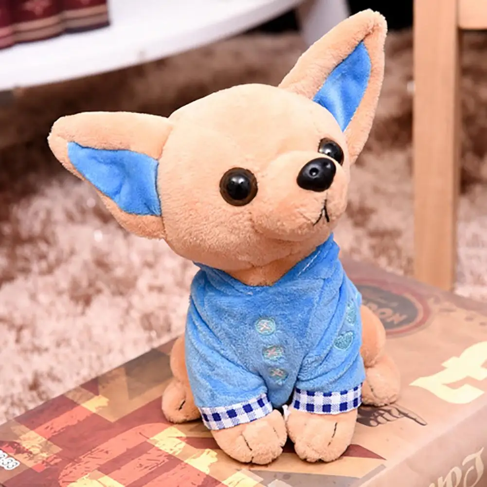 

Kids Children Dog Plush Toy Cute Mini Chihuahua Dog Plush Toy Soft Stuffed Animal Doll Birthday Gift Kids Doll Toy 17cm