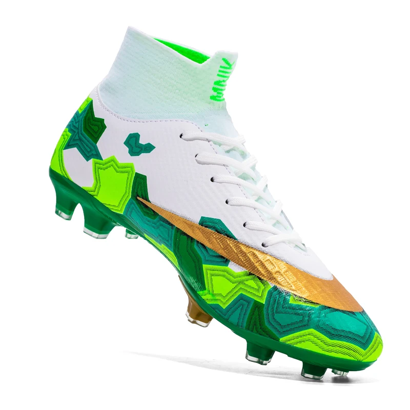 

Newest Men Football Boots for Men Trainers Sneakers Kids Sports Athletic Football Shoes High-top Non-slip Game Soccer Sneakers