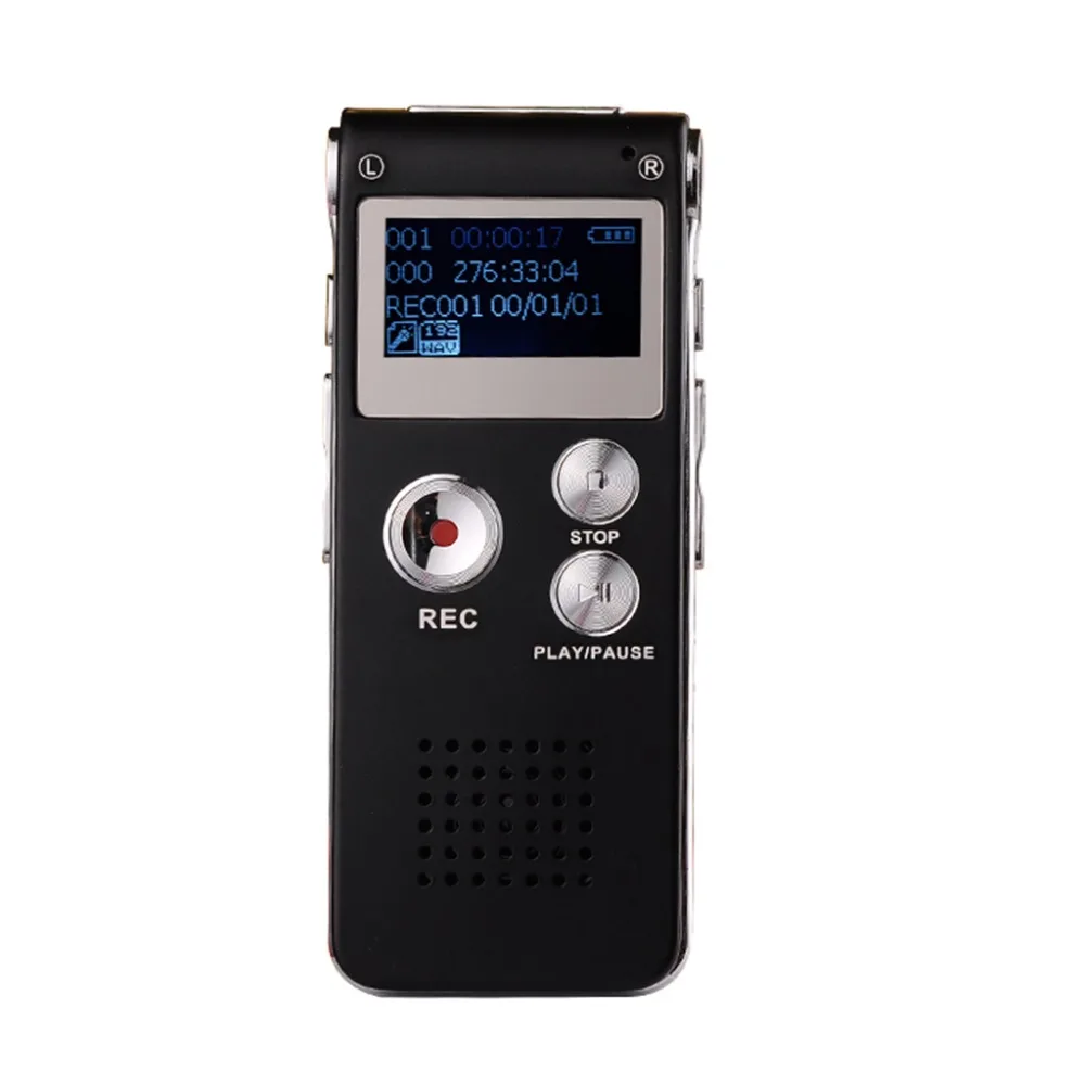 8GB Клип USB Цифровой диктофон Аудио Диктофон Запись Ручка MP3 плеер