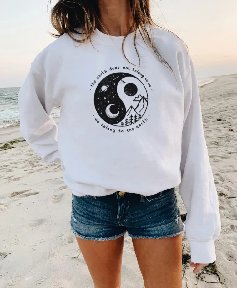 Земля не принадлежит нам мы являемся толстовкой земляной команды модные Смешные