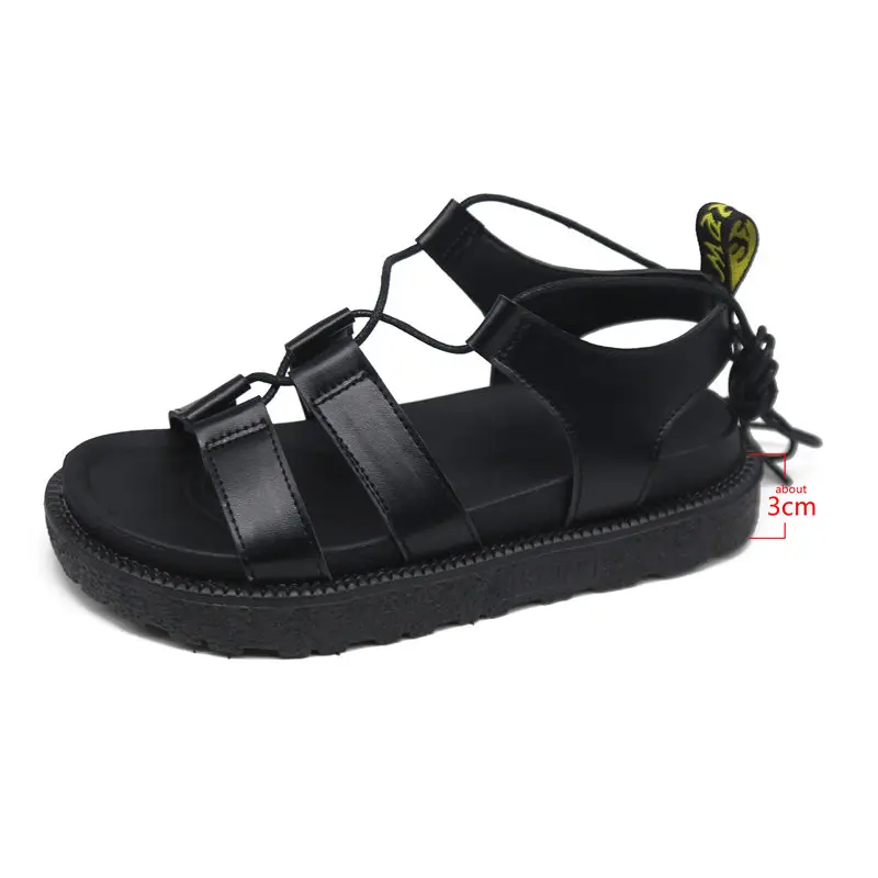 Сандалии женские на платформе повседневные босоножки модная пляжная обувь для