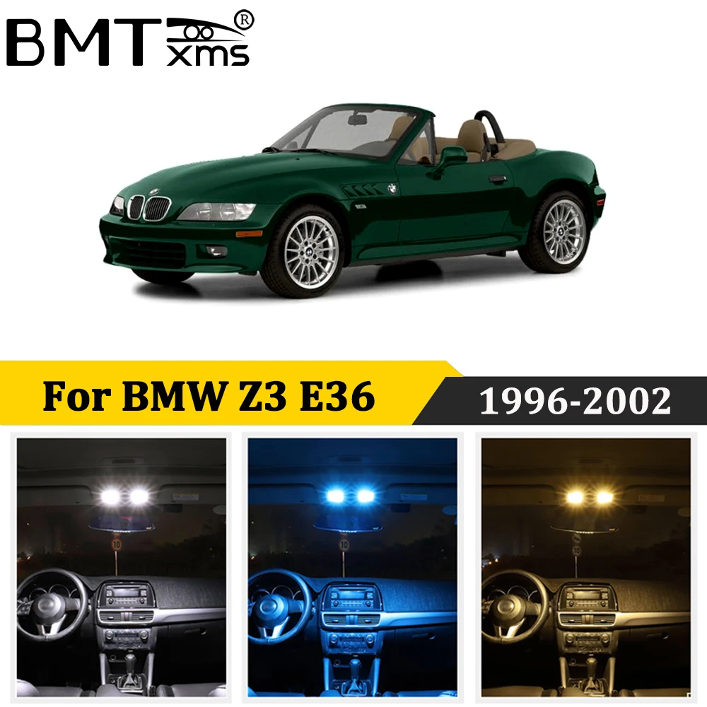 BMTxms 6 шт. белый Canbus led интерьер автомобиля крытый светильник посылка для BMW Z3 E36