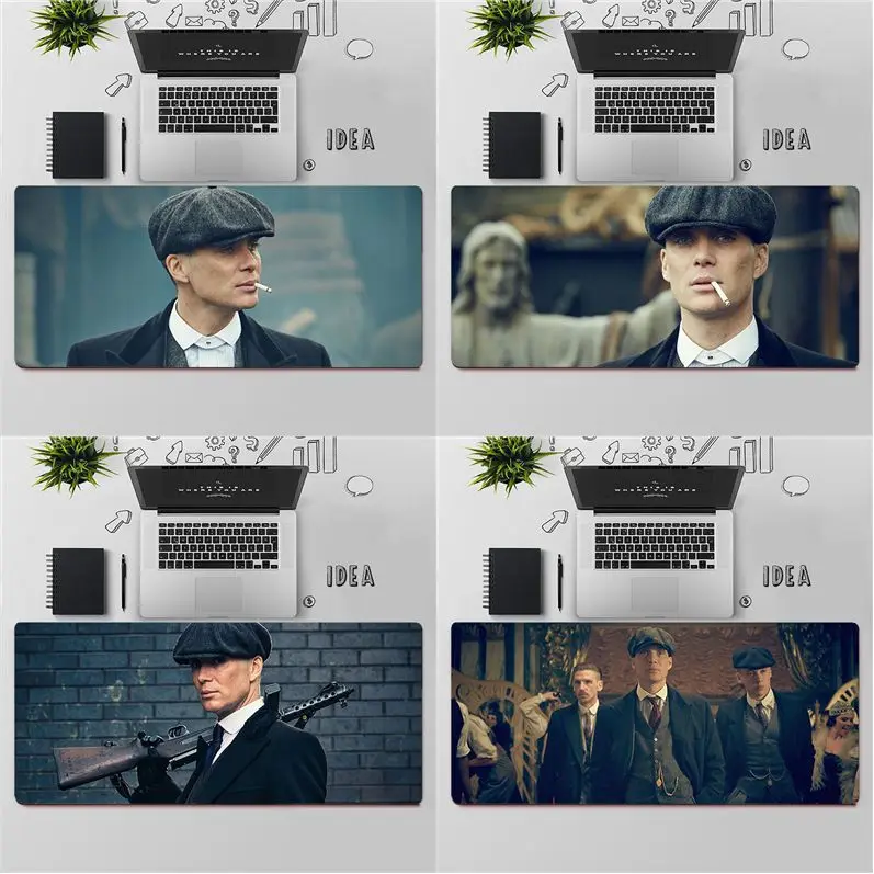 

FHNBLJ высокое качество Peaky Blinders Thomas Shelby большой коврик для мыши ПК компьютерный коврик резиновый компьютерный игровой коврик для мыши