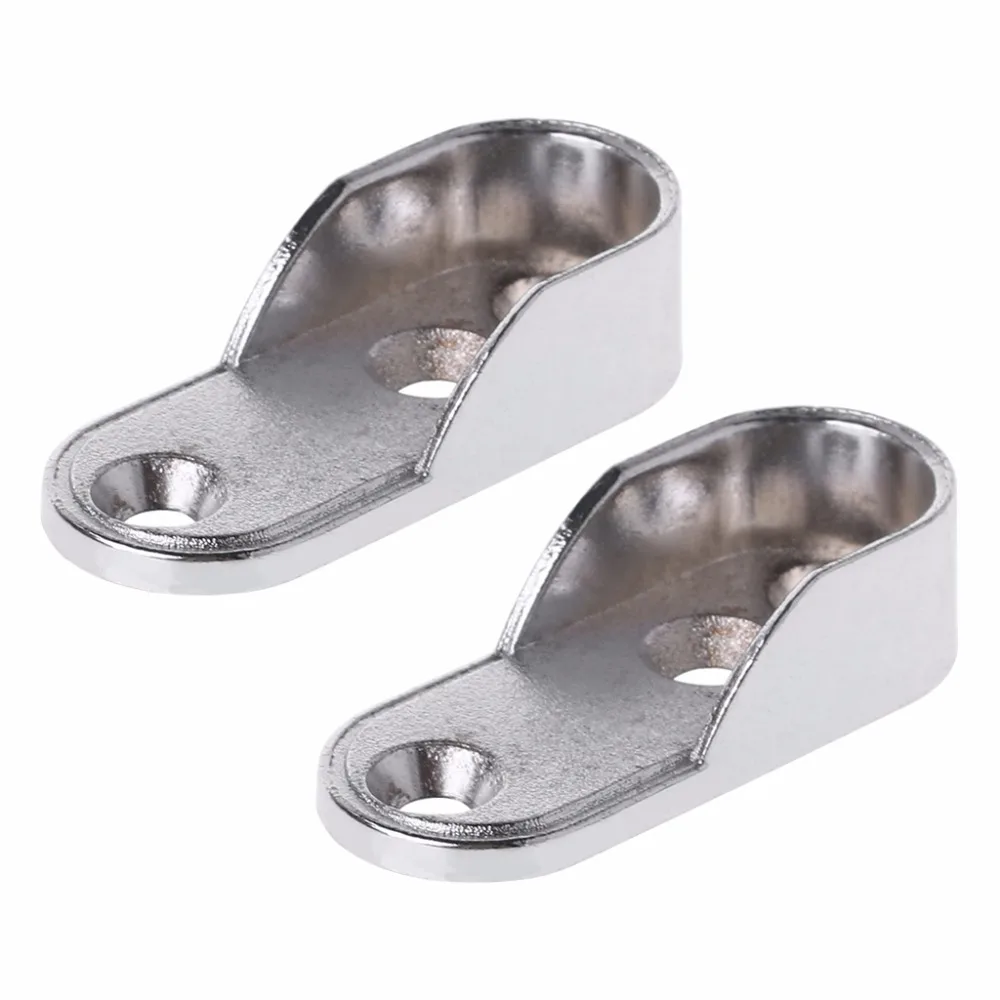 2 шт. держатель для одежды трубчатая опора шкафа штанги уплотненный кронштейн