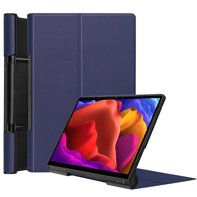 

NEW Case For Lenovo YOGA Pad Pro 13.0" 2021 YT-K606F Protective Ultra Silm Premium PU Leather Folio Smart Anti-fall Cove+Gift