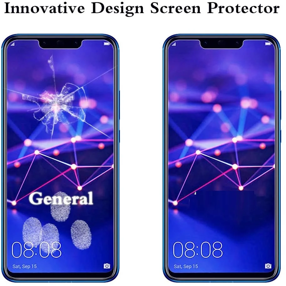 Закаленное стекло для Huawei Mate 20 Lite 9H 2.5D защитная пленка P 40 E Взрывозащищенная
