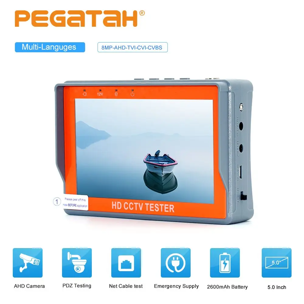 Аналоговый тестер для камеры видеонаблюдения 5 дюймов 8 Мп МП 4 1080P CVBS AHD TVI CVI CCTV |