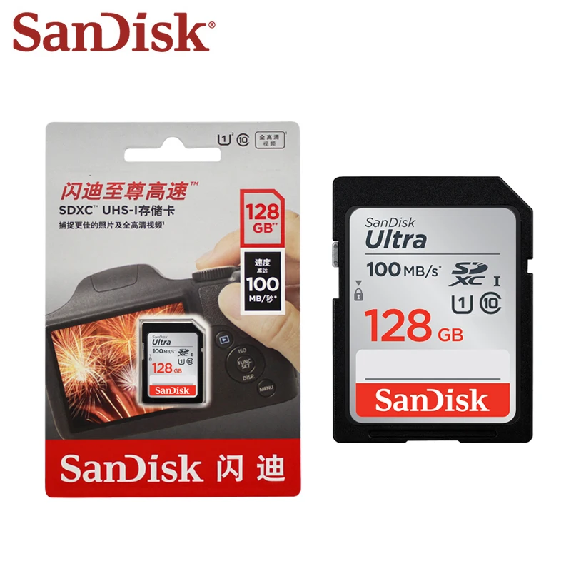 - SanDisk Ultra SD  256  128  64   , 32   ,   UHS-I C10 SDXC/SDHC
