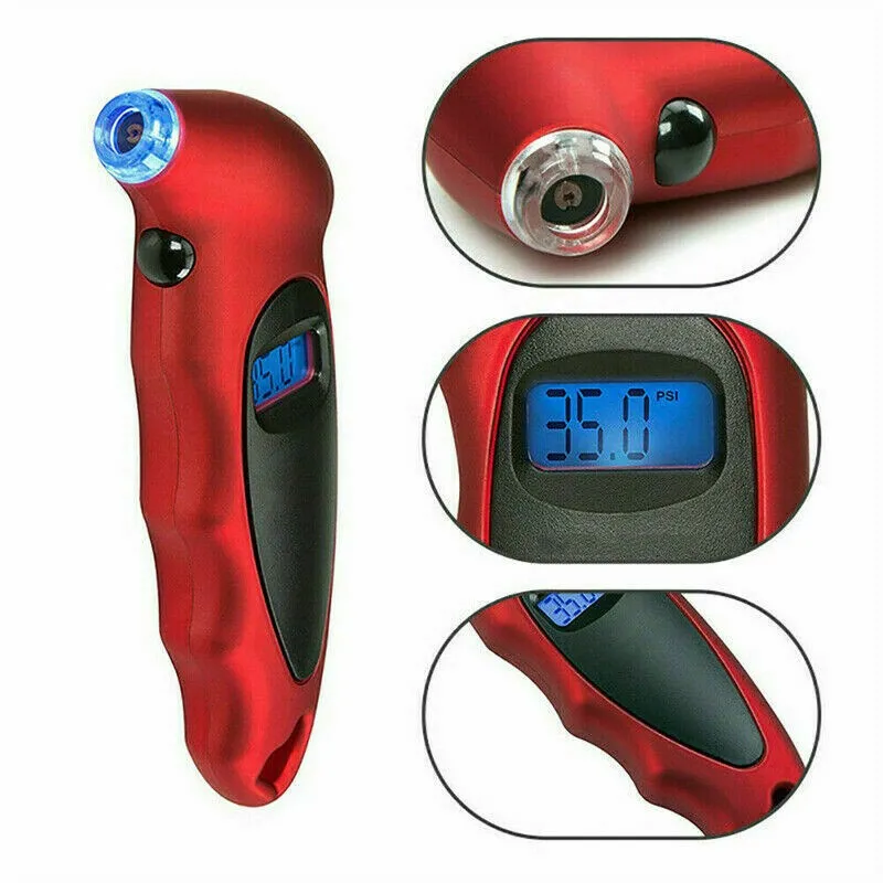 

Small Tester Tool Tester Tire 14×5.7×2.7cm Air Pressure BAR Car Digital