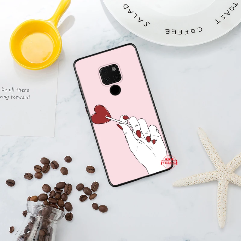 best friend lover Silicone Case for Huawei Mate 10 Pro 20 Lite Nova 2i 3 3i 4 5i Y5 Y6 2018 Y7 Prime Y9 |