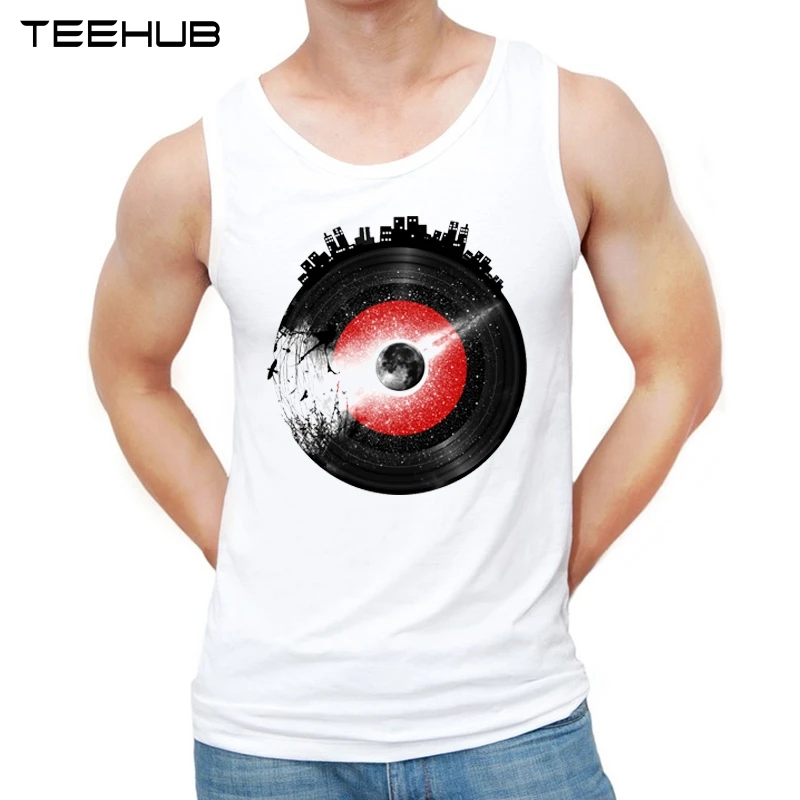 TEEHUB 2019 модные мужские майки в стиле ретро с музыкальным дизайном забавная