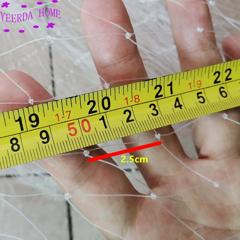 1500 г сетка для фермы сада Прозрачный нейлон анти птичья балкон фруктовое дерево