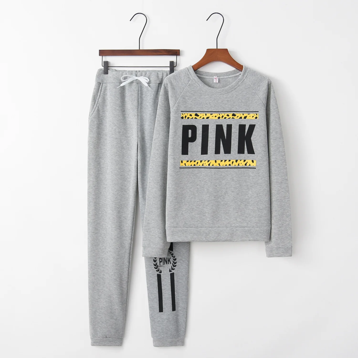 Розовый светильник с буквенным принтом 2020 новый дизайн модный хит продаж костюм