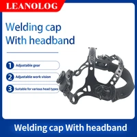 solar auto darkening welder mask accessories square hole welding wearing helmet headband