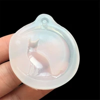 moon cat epoxy clear silicone resin liquid mold pendant casting beads crystal molds diy jewelry making tool hand craft