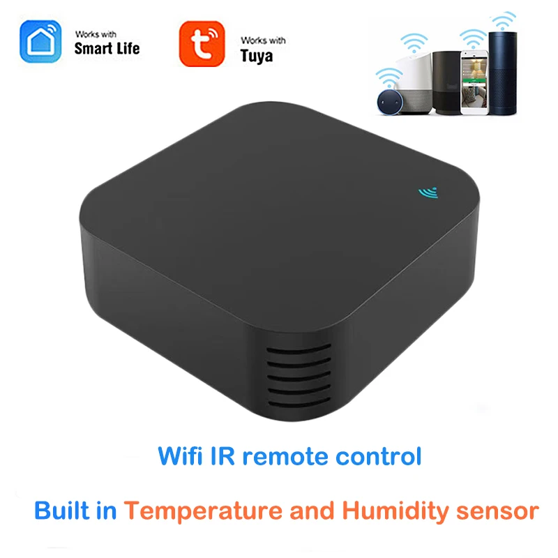 

ИК-пульт дистанционного управления SO6 pro Wi-Fi, встроенный датчик температуры и влажности, работает с приложением alexa google voice control