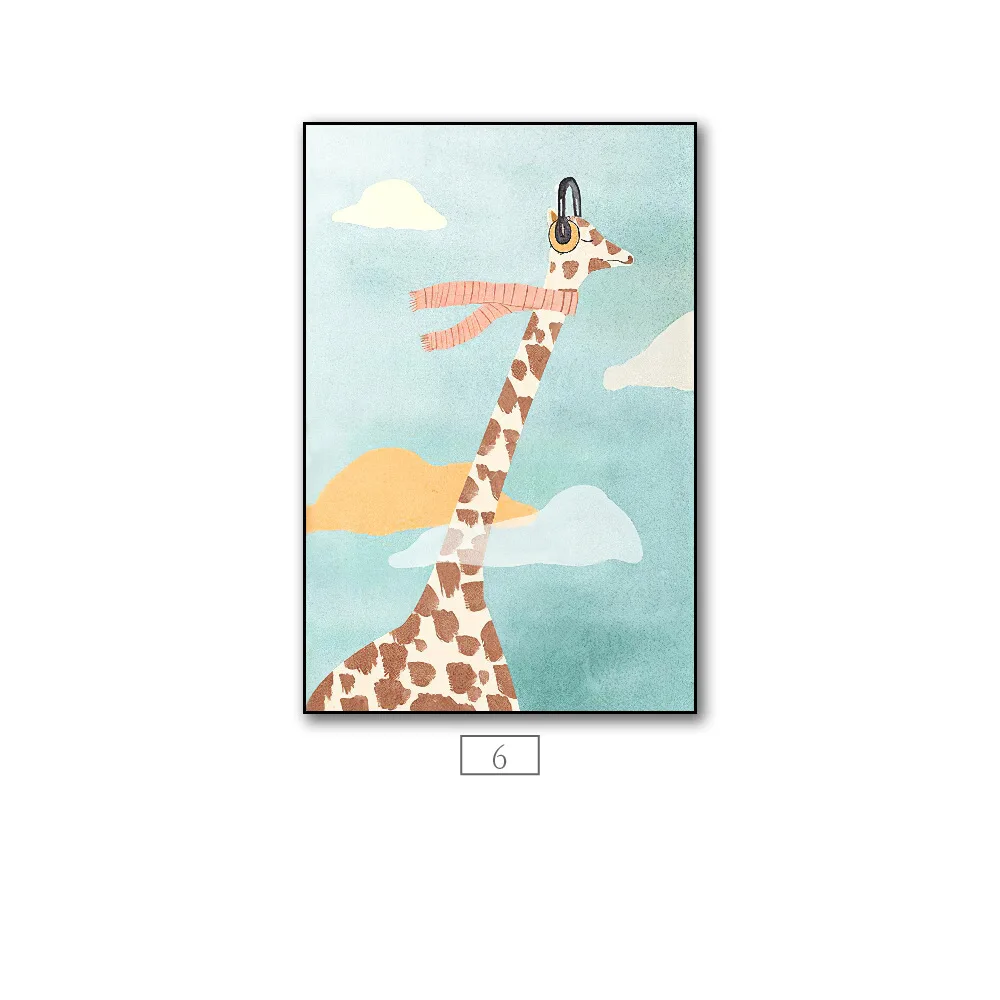 Декоративные принты для детского сада настенные плакаты листы украшения