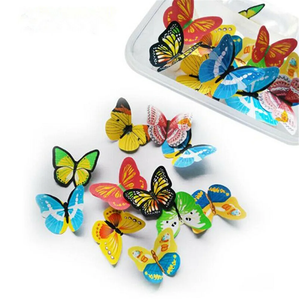 42 шт Смешанные бабочка съедобные клейкий вафли рисовая бумага для