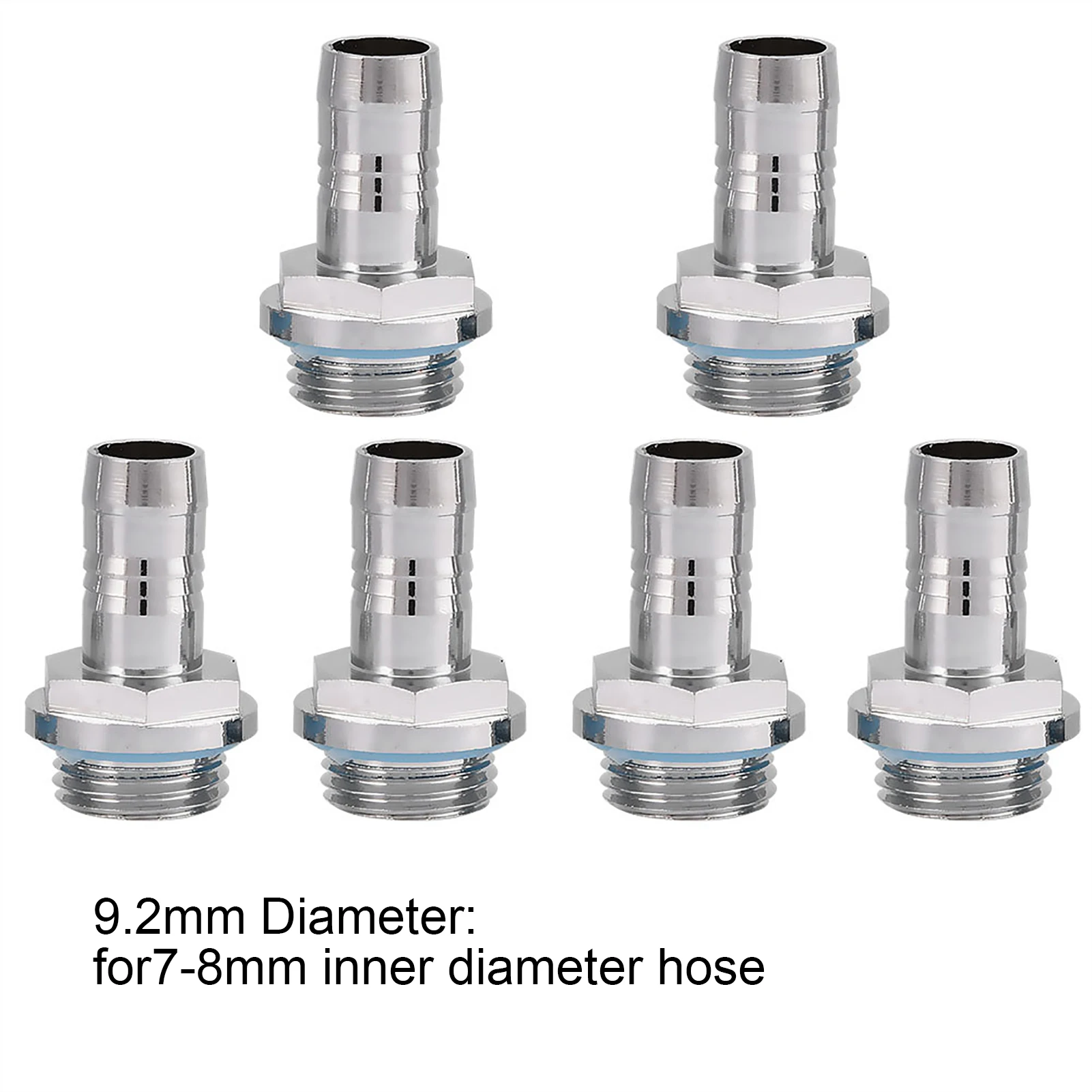 6 шт./компл. Barb облегающие ПК водяное охлаждение два касания сторона G1/4 нити