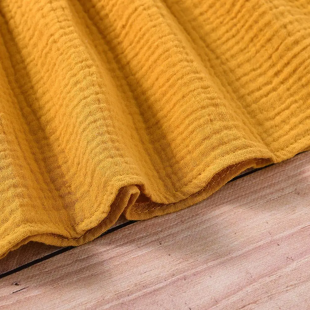 Детское хлопковое льняное летнее платье для девочек кружевное однотонное