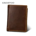 Кошелек мужской из натуральной кожи, с отделением для карт и карт