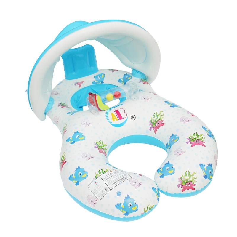2019 новый безопасный родитель ребенок плавательный круг кольцо детский пляж